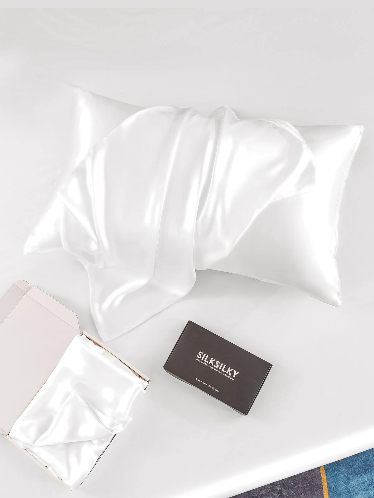 19Momme 100% Mulberry Silk Pillowcase - Hidden Zipper - Image 40