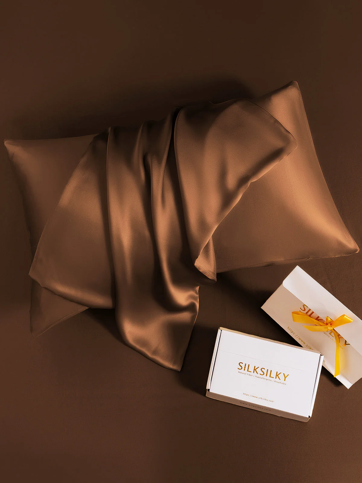 19Momme 100% Mulberry Silk Pillowcase - Hidden Zipper - Image 91
