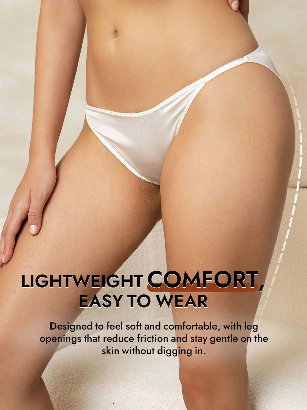19Momme Silk Low-Waist String Brief Panty - Image 38