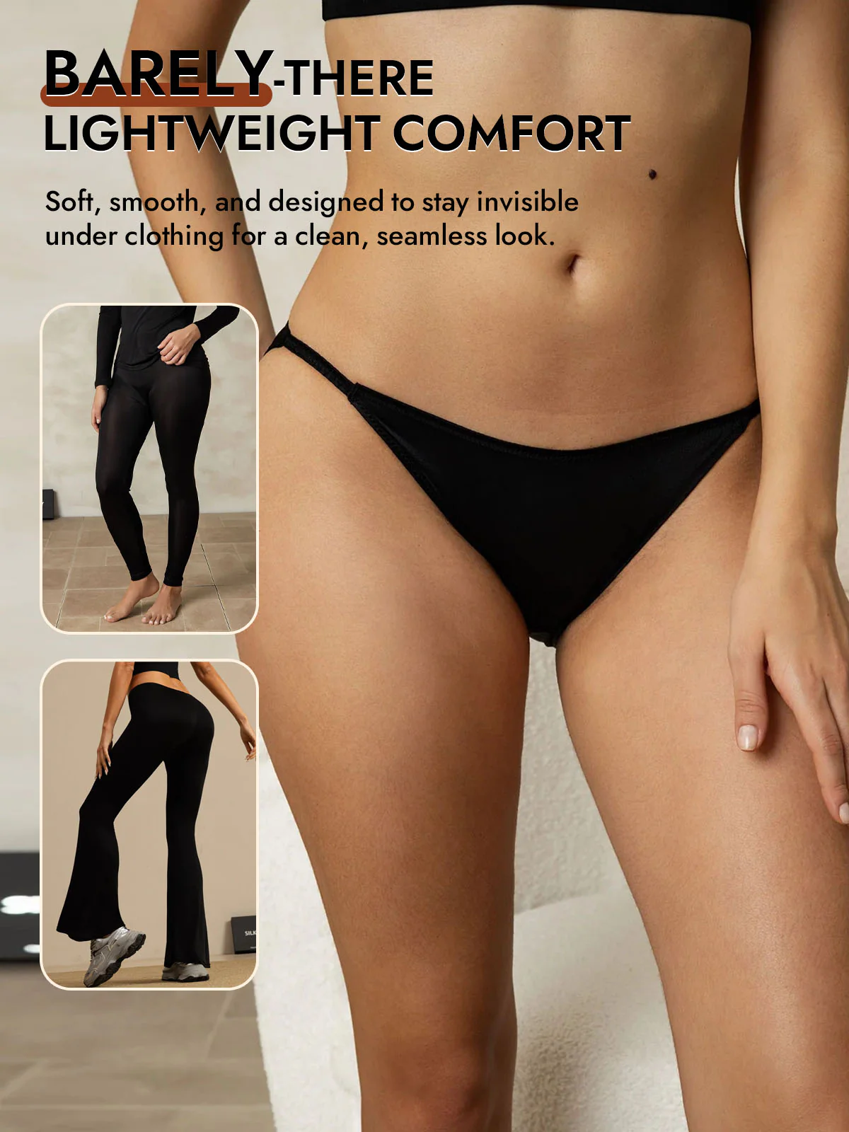 19Momme Silk Low-Waist String Brief Panty - Image 6