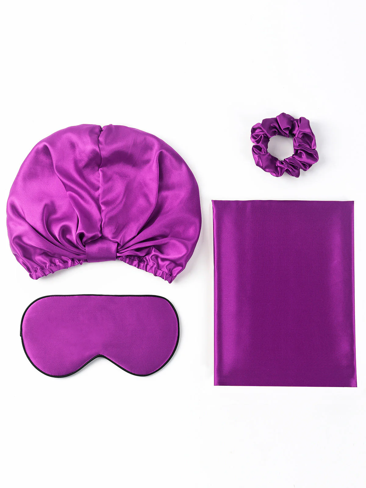 19Momme 4Pcs Set Silk Skin-Friendly Beauty Sleep Set (Envelope Pillowcase) - Image 73