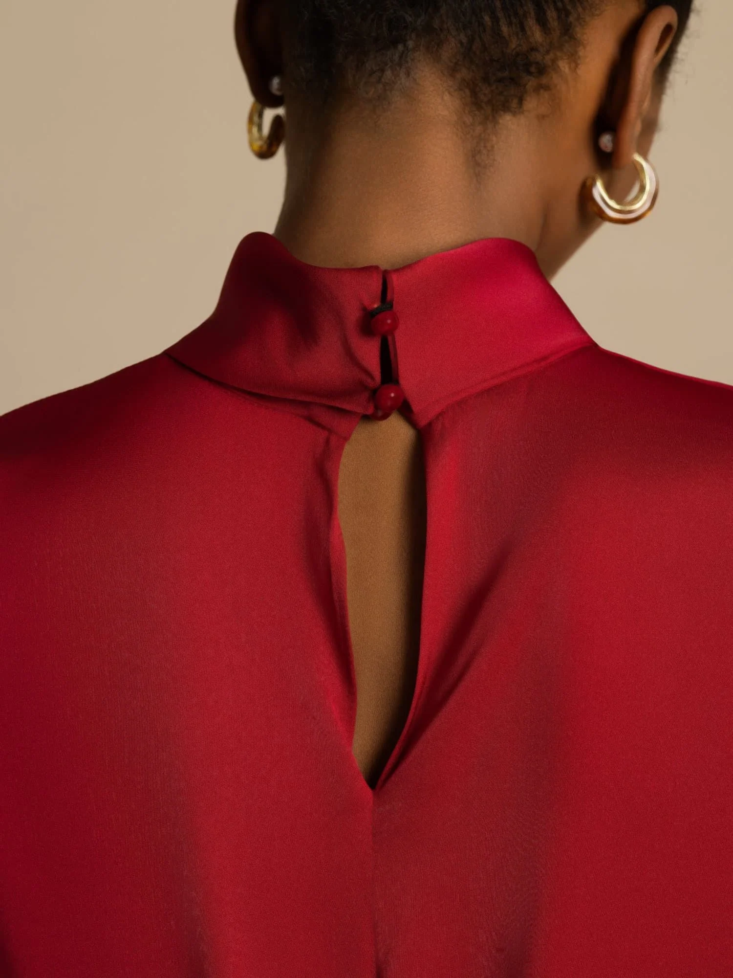 Clearance - 19Momme Silk Women's Turtle Neck Long Sleeve Top - Image 4