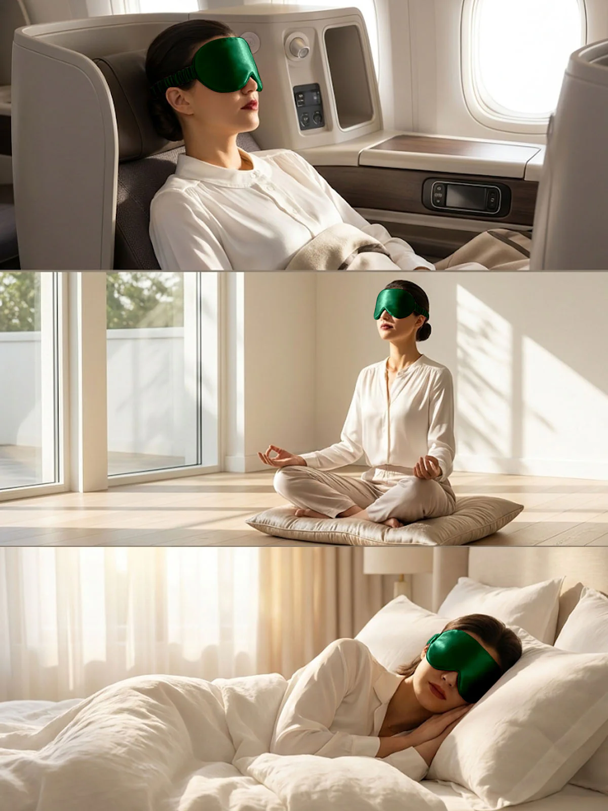 22 Momme 100% Mulberry Silk 3D Sleep Mask With Upgraded Nose Wings - Image 8