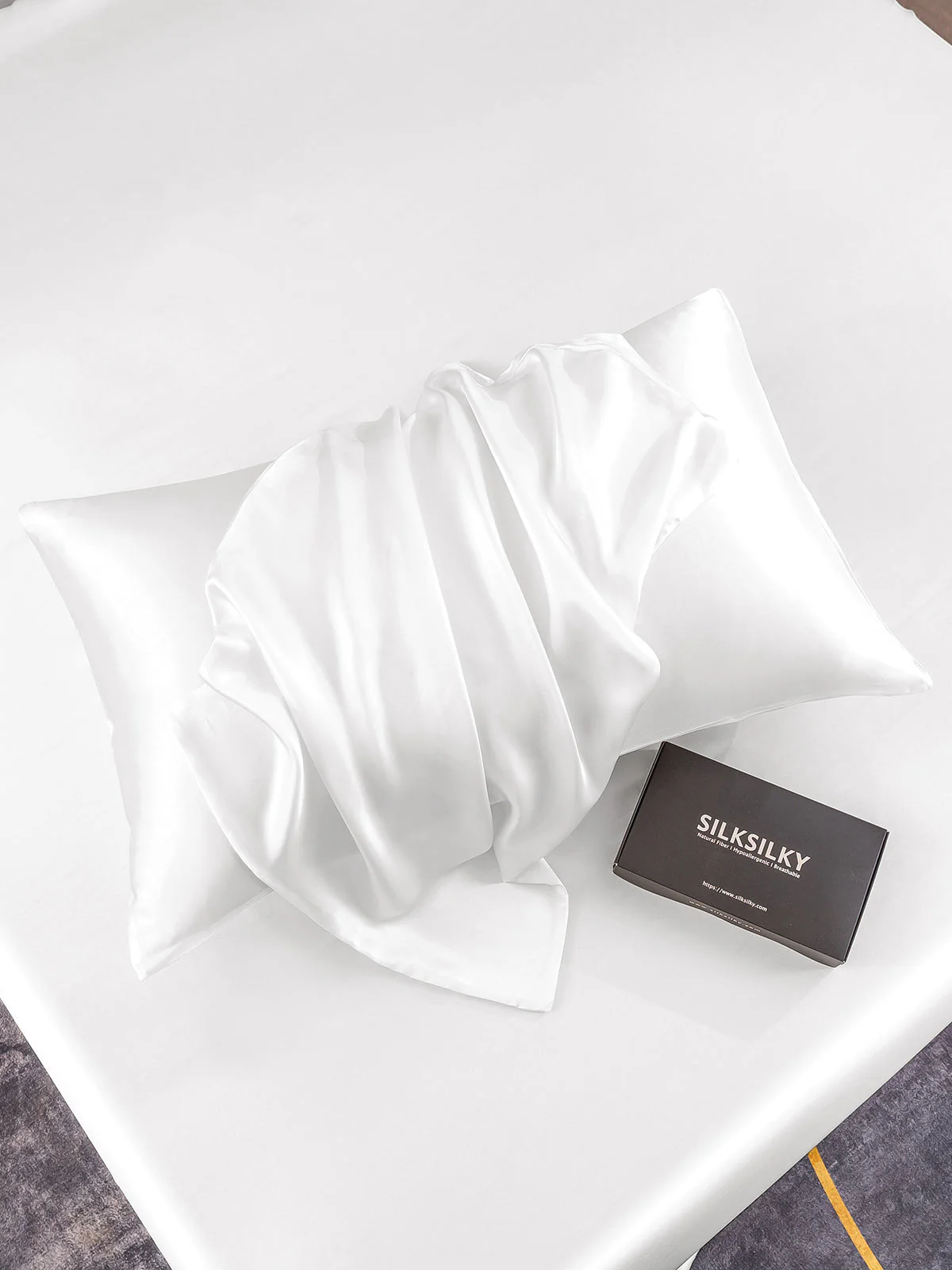 22Momme 100% Mulberry Silk Pillowcase - Envelope Closure - Image 13