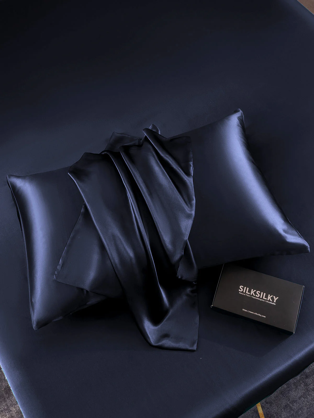 22Momme 100% Mulberry Silk Pillowcase - Envelope Closure - Image 31