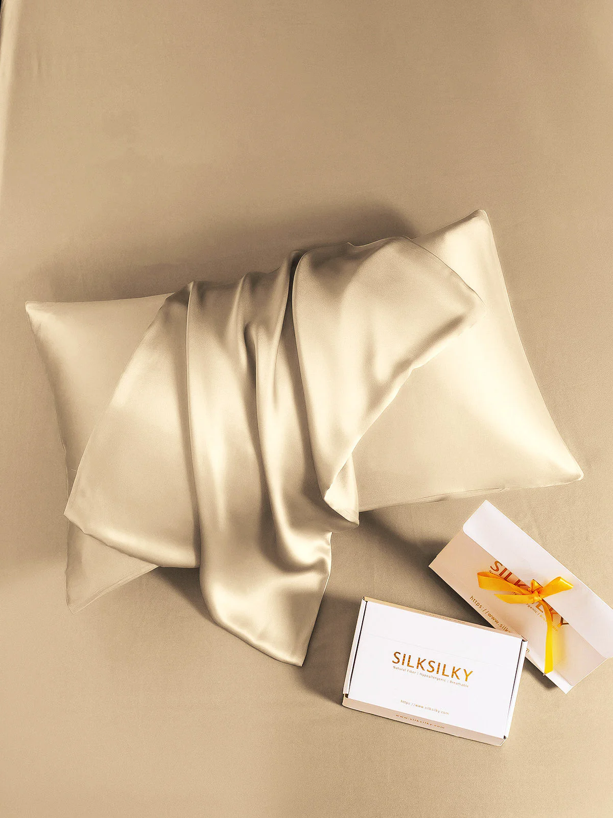 22Momme 100% Mulberry Silk Pillowcase - Envelope Closure - Image 49