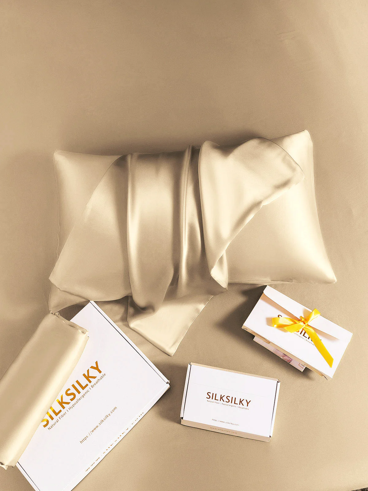 22Momme 100% Mulberry Silk Pillowcase - Envelope Closure - Image 51