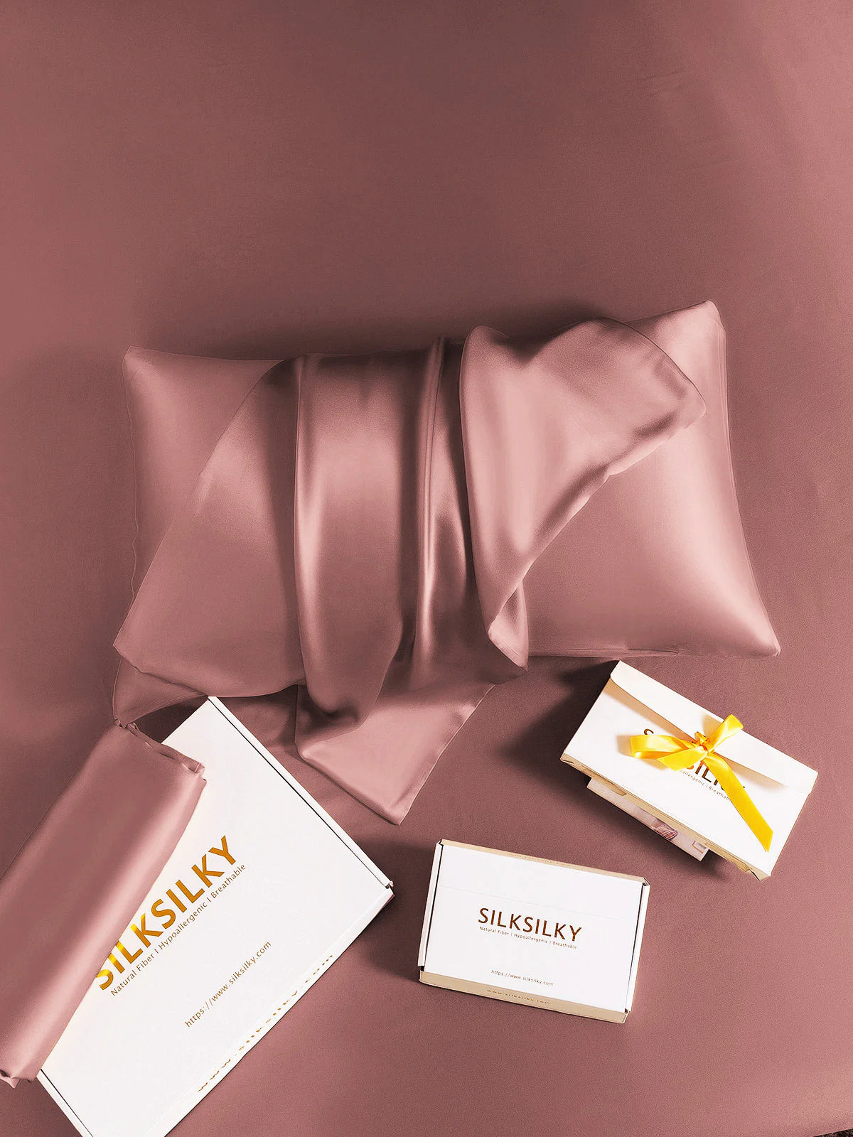 22Momme 100% Mulberry Silk Pillowcase - Envelope Closure - Image 66
