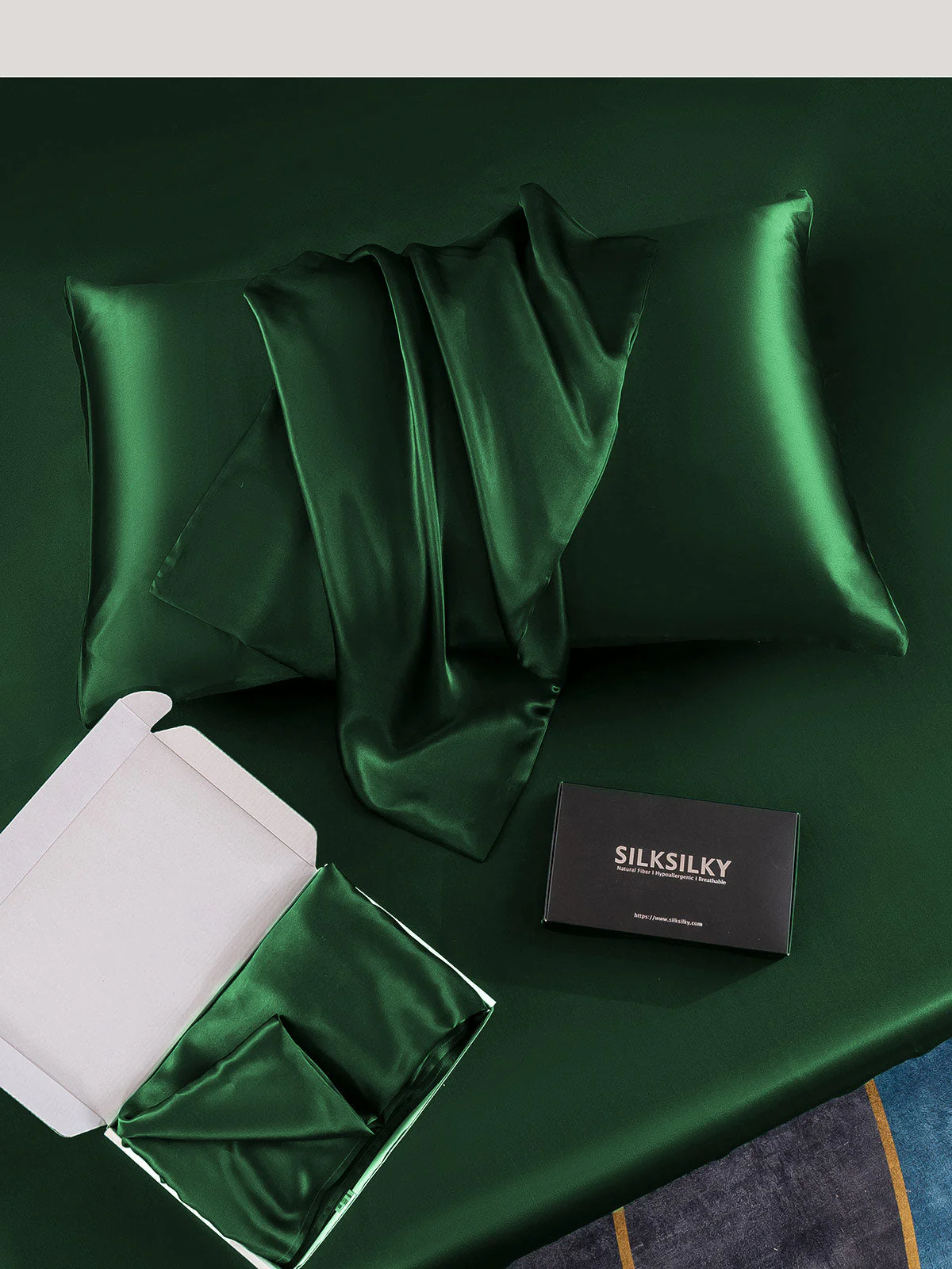 22Momme 100% Mulberry Silk Pillowcase - Envelope Closure - Image 78