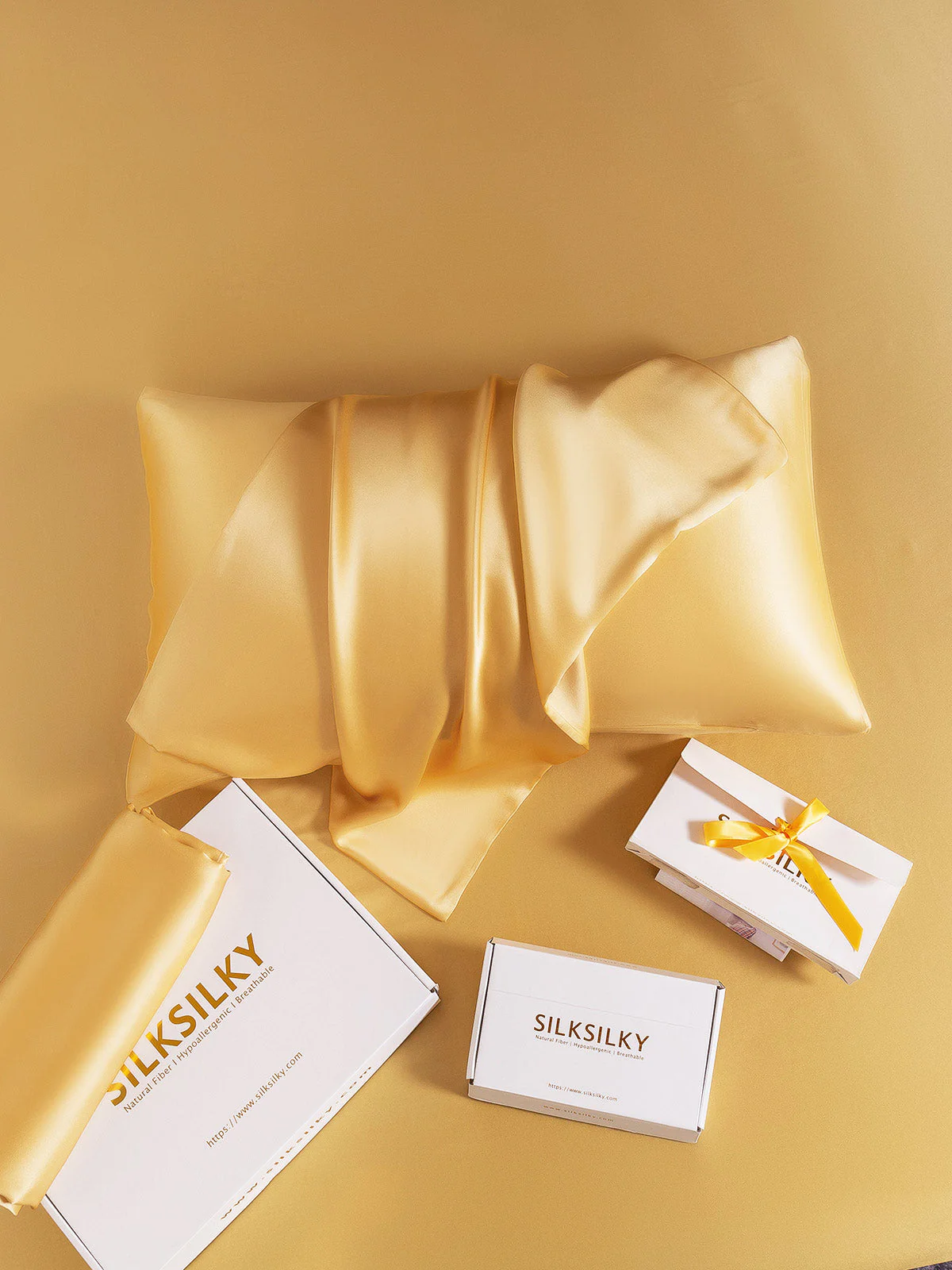 22Momme 100% Mulberry Silk Pillowcase - Envelope Closure - Image 8