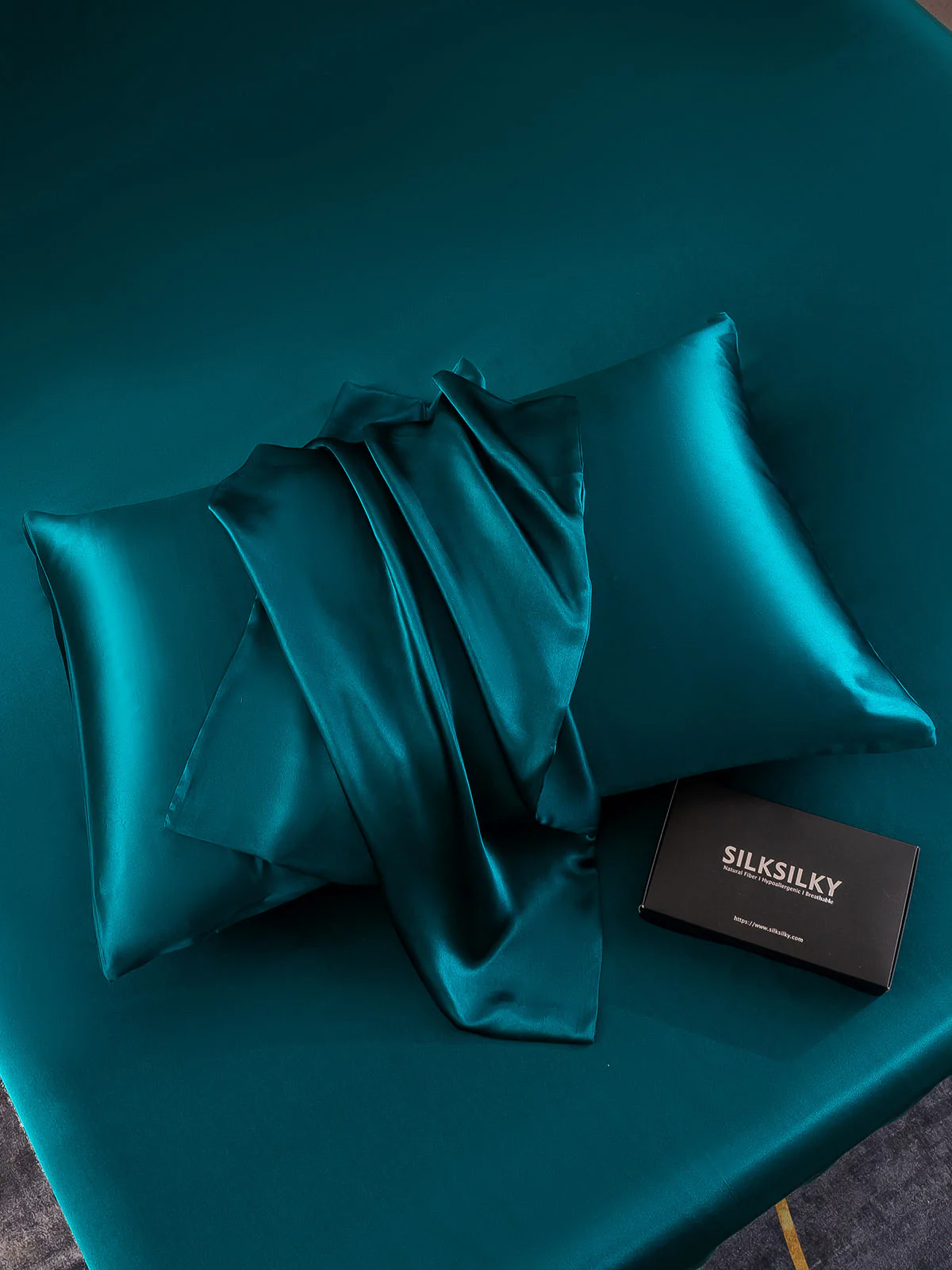 22Momme 100% Mulberry Silk Pillowcase - Hidden Zipper - Image 5