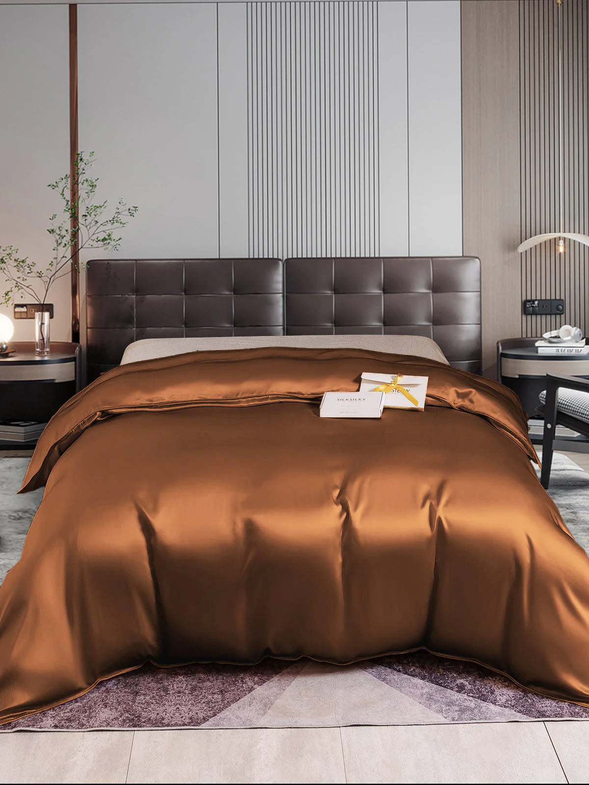 22Momme Mulberry Silk Seamless Duvet Cover - Image 9