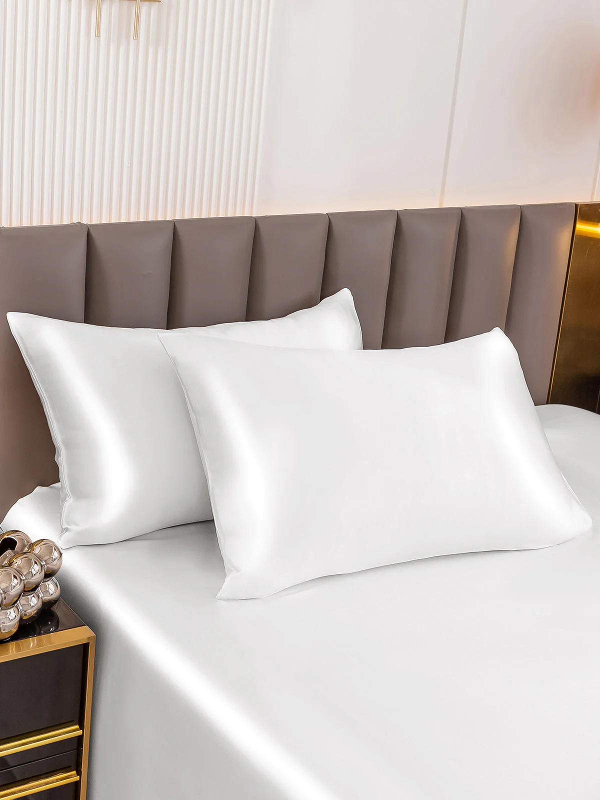 2Pcs 22Momme 100% Mulberry Silk Pillowcases Bundle - Envelope Closure - Image 27