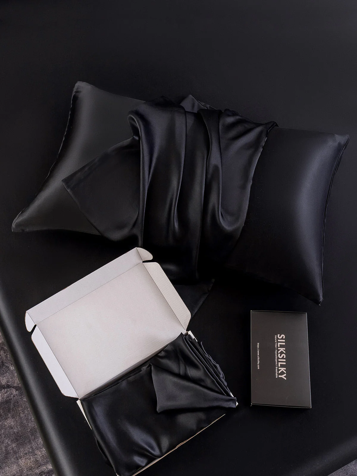 2Pcs 22Momme 100% Mulberry Silk Pillowcases Bundle - Envelope Closure - Image 9
