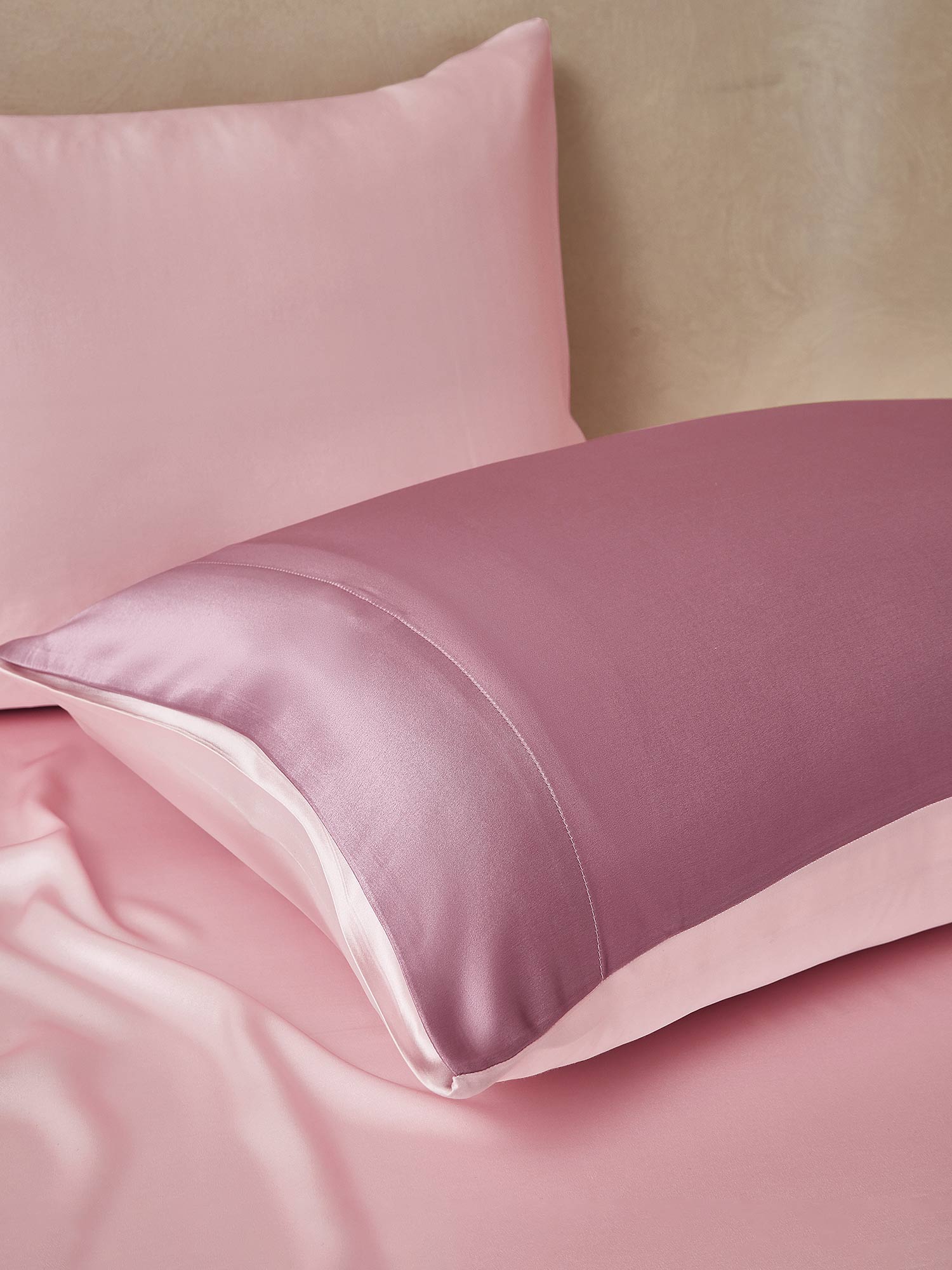 25Momme 3Pcs Silk Set Fitted Sheet+2x Pillowcases - Image 75