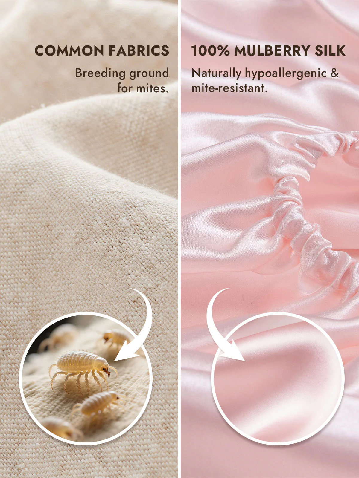 25Momme Mulberry Silk Seamless Fitted Sheet - Image 42