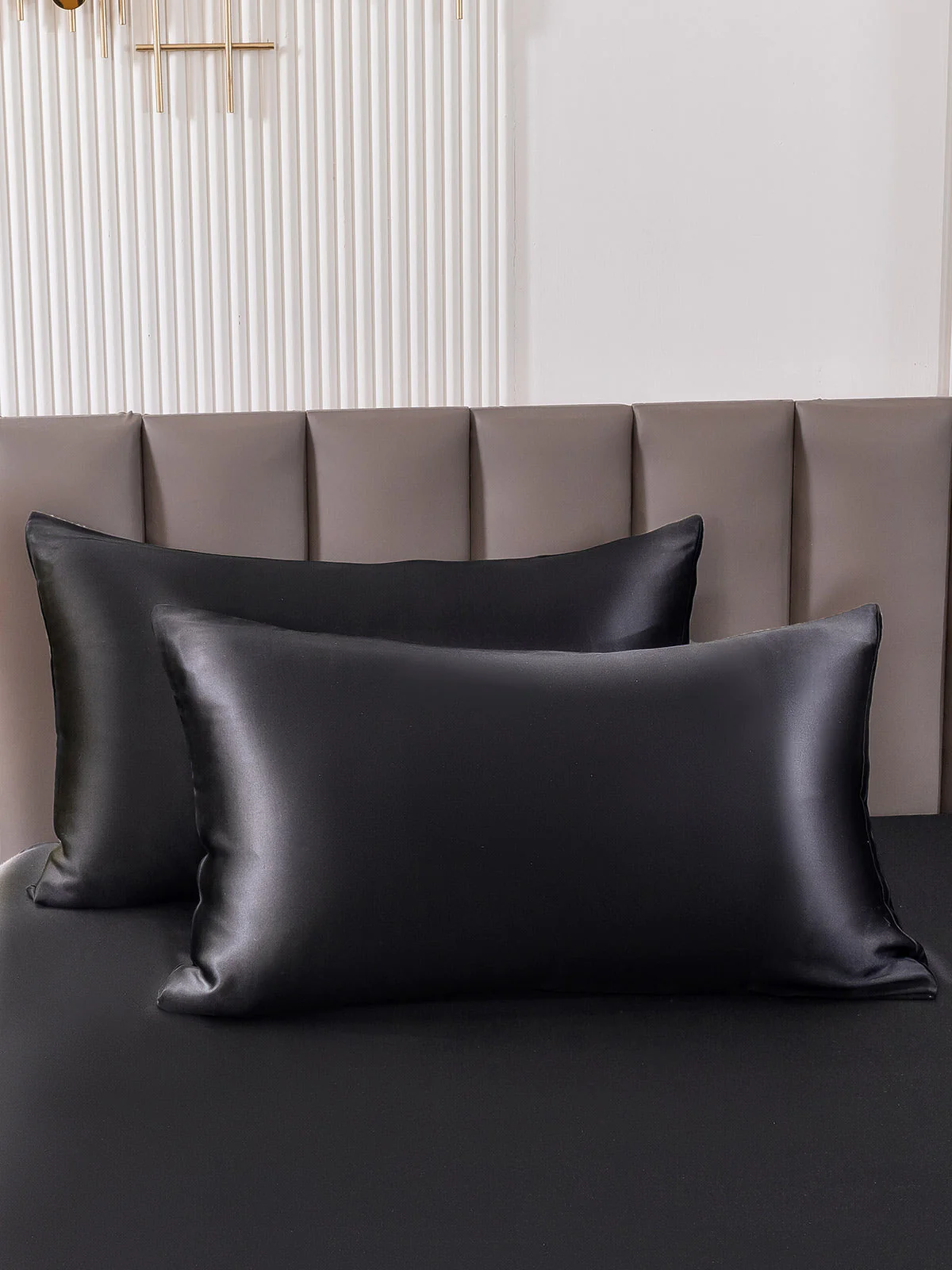 2Pcs 19Momme 100% Mulberry Silk Pillowcases Bundle - Hidden Zipper - Image 10