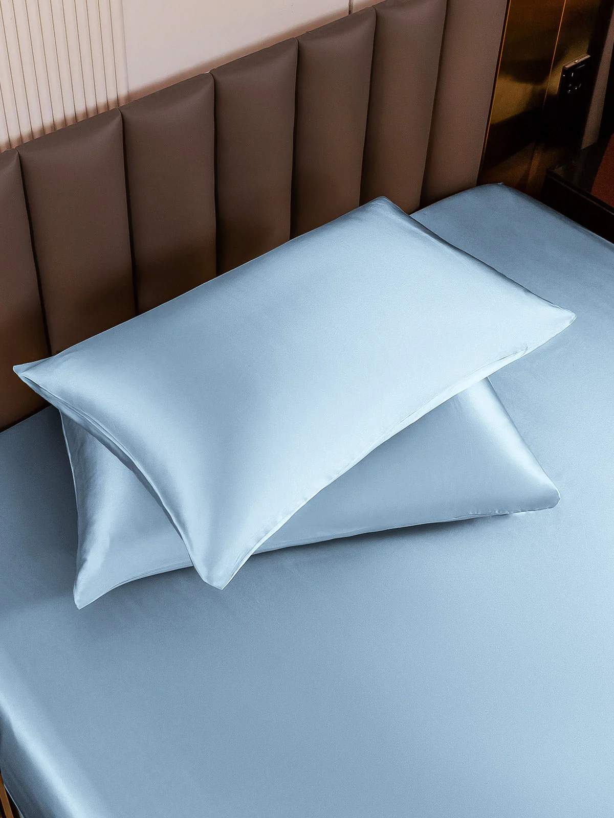 2Pcs 19Momme 100% Mulberry Silk Pillowcases Bundle - Hidden Zipper - Image 103