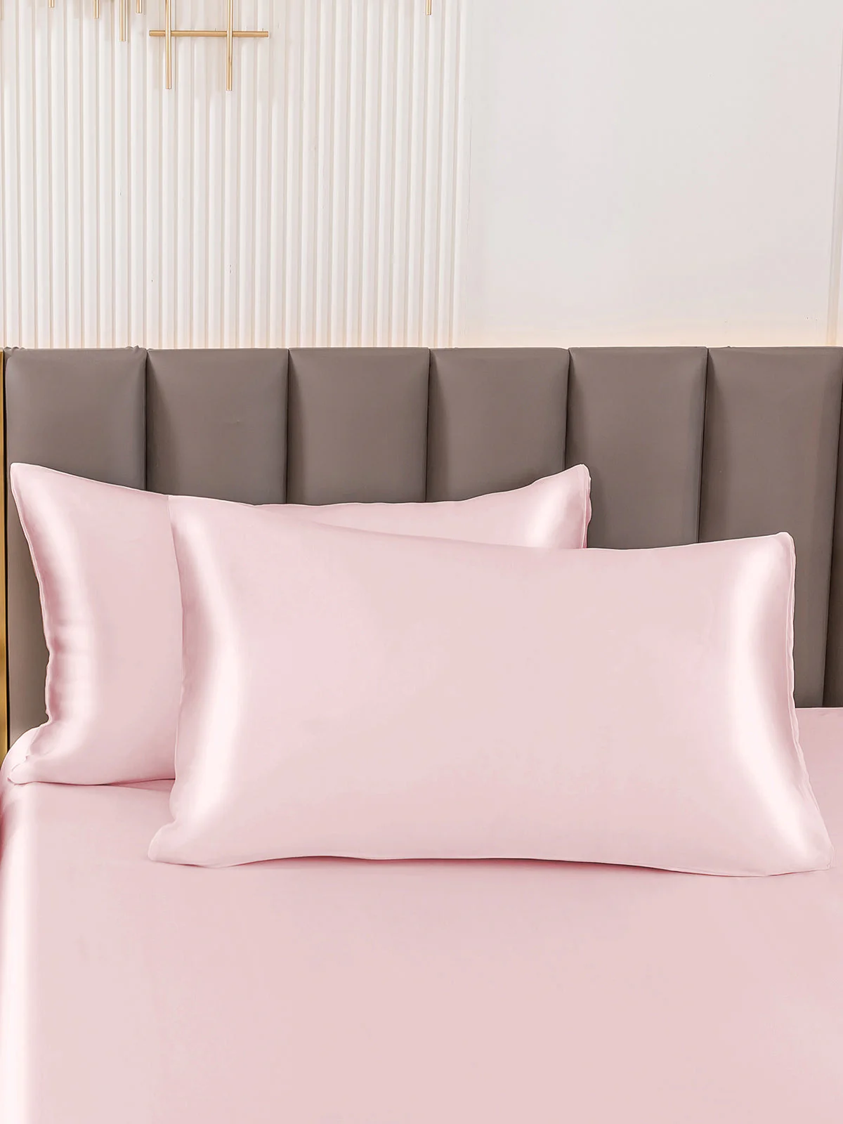 2Pcs 19Momme 100% Mulberry Silk Pillowcases Bundle - Hidden Zipper - Image 38