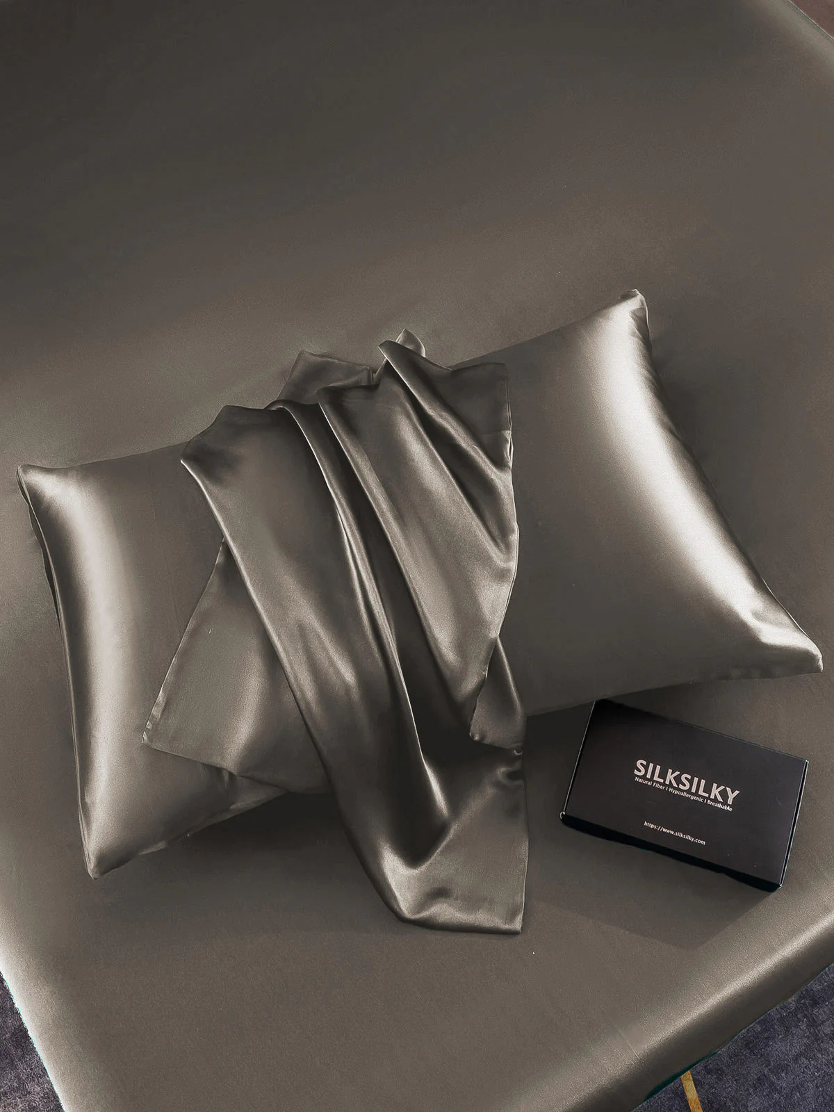 2Pcs 30Momme 100% Silk Pillowcases Bundle- Envelope - Image 33