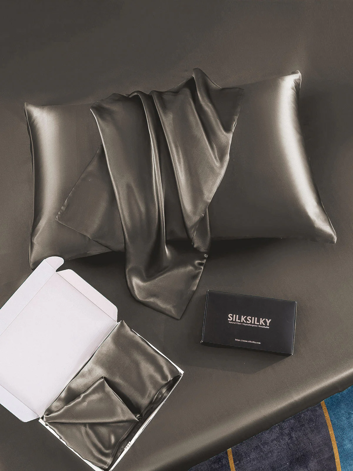 30Momme Luxurious 100% Silk Pillowcase - Envelope - Image 5