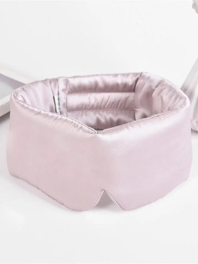 100% Mulberry Silk One Piece Silk Sleep Eye Mask With Velcro - Image 26