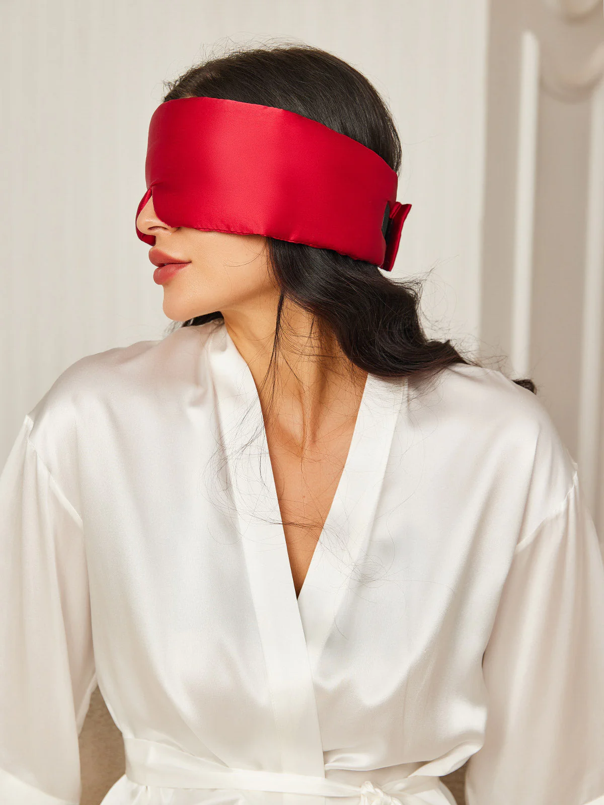 100% Mulberry Silk One Piece Silk Sleep Eye Mask With Velcro - Image 51