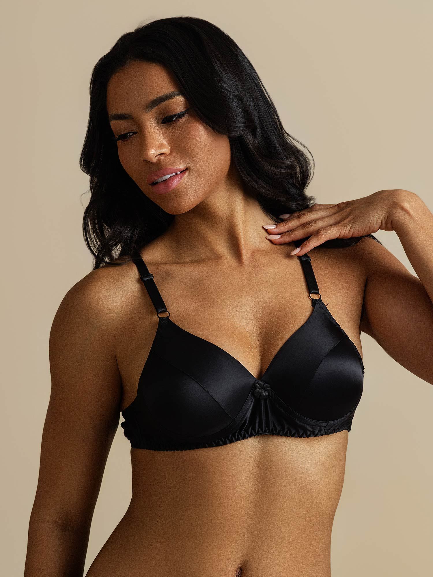 100% Mulberry Silk Classic Full Bra with Adjustable Straps - Image 15