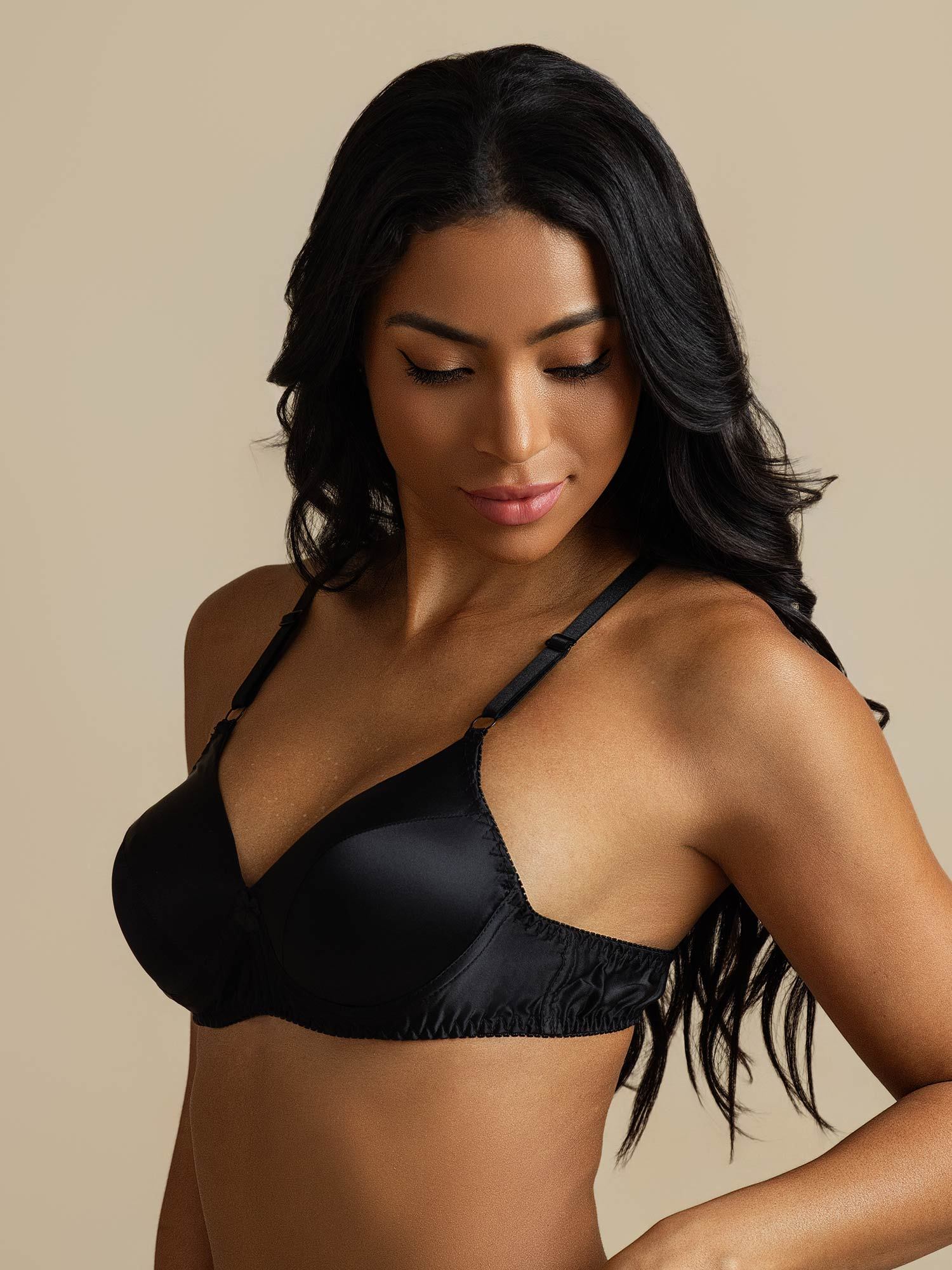 100% Mulberry Silk Classic Full Bra with Adjustable Straps - Image 16