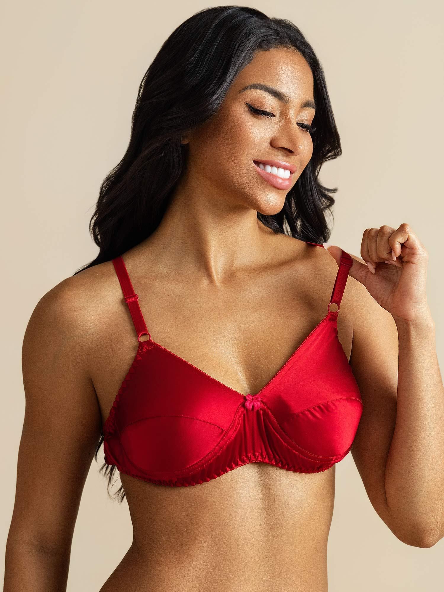 100% Mulberry Silk Classic Full Bra with Adjustable Straps - Image 19