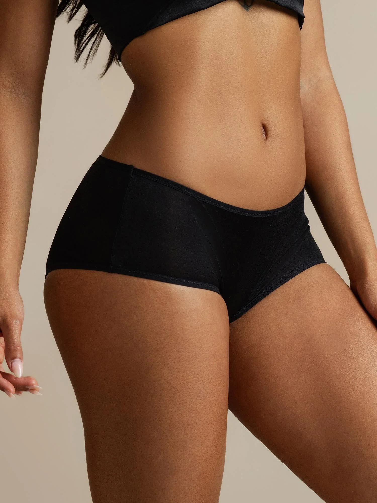 100% Mulberry Silk Comfort Casual Hipster Boyshort Panty - Image 8