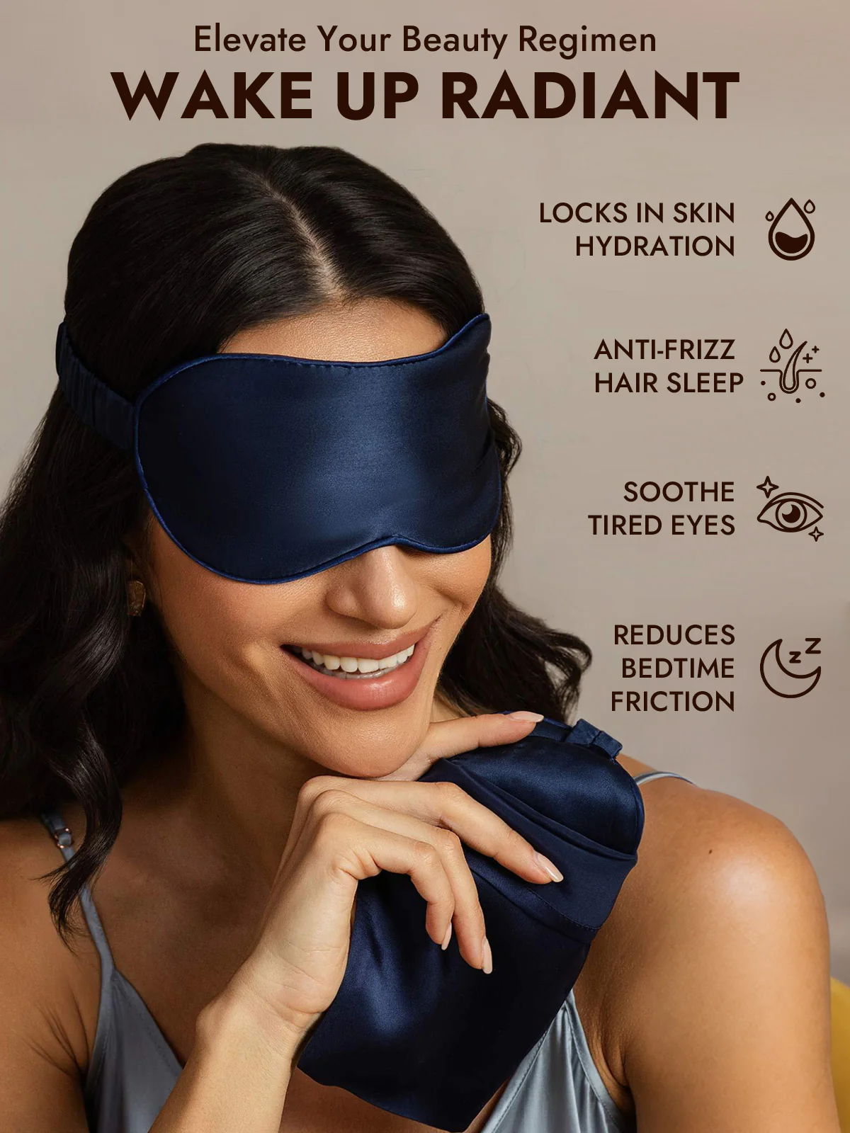 100% Mulberry Silk Eye Mask And Envelope Pouch Set 2Pcs - Image 19