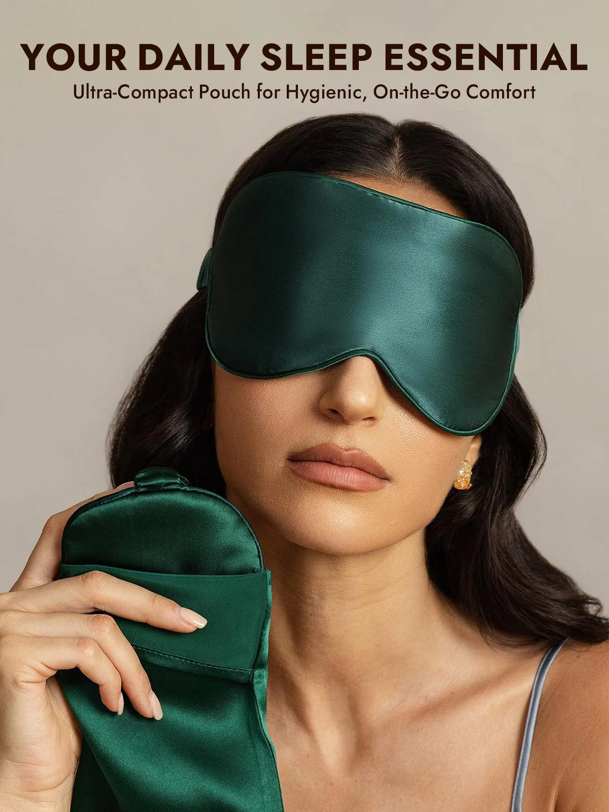 100% Mulberry Silk Eye Mask And Envelope Pouch Set 2Pcs - Image 27