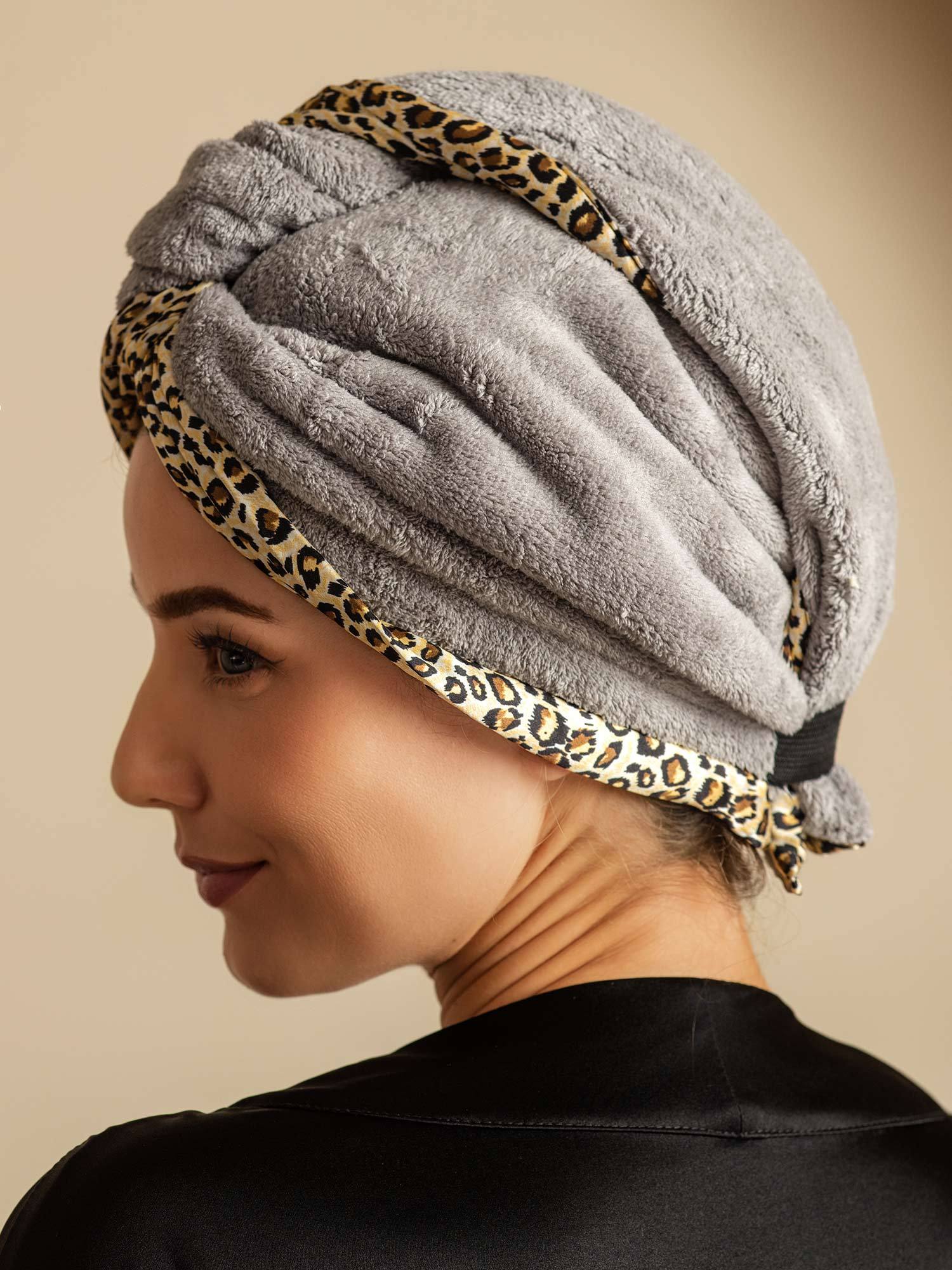 100% Mulberry Silk Double-Sided Hair Towel Wrap – Quick Dry, Frizz Free & Gentle on Hair - Image 13