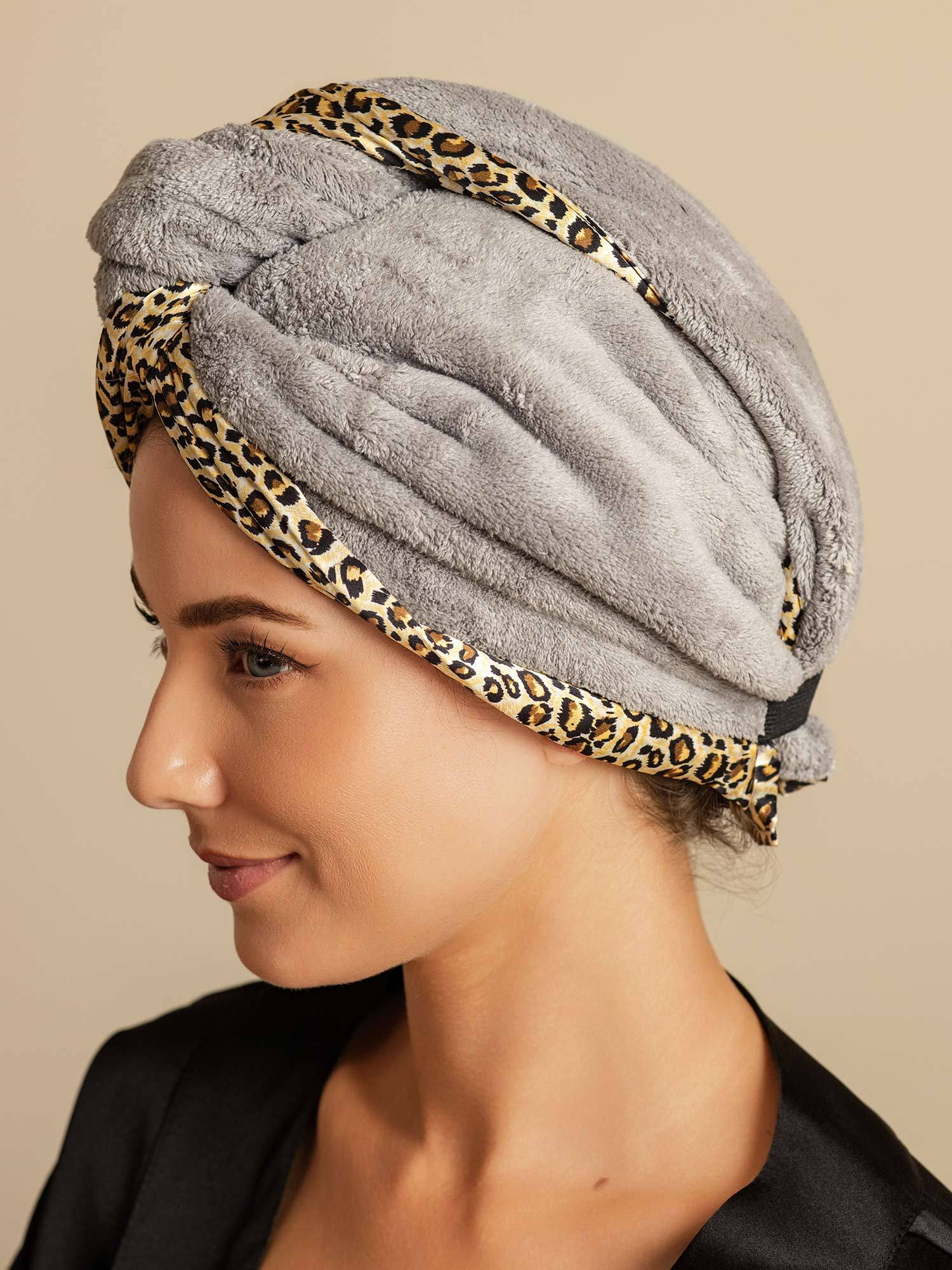 100% Mulberry Silk Double-Sided Hair Towel Wrap – Quick Dry, Frizz Free & Gentle on Hair - Image 7