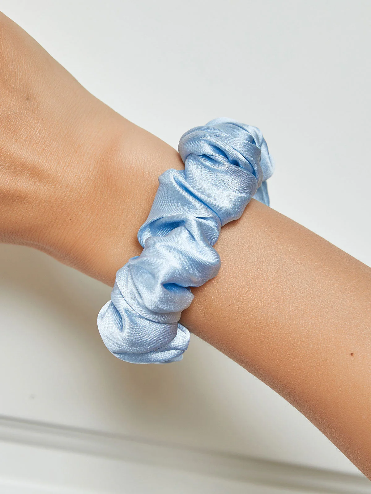 100% Mulberry Silk Soft Classic Hair Scrunchie - 2cm - Image 35