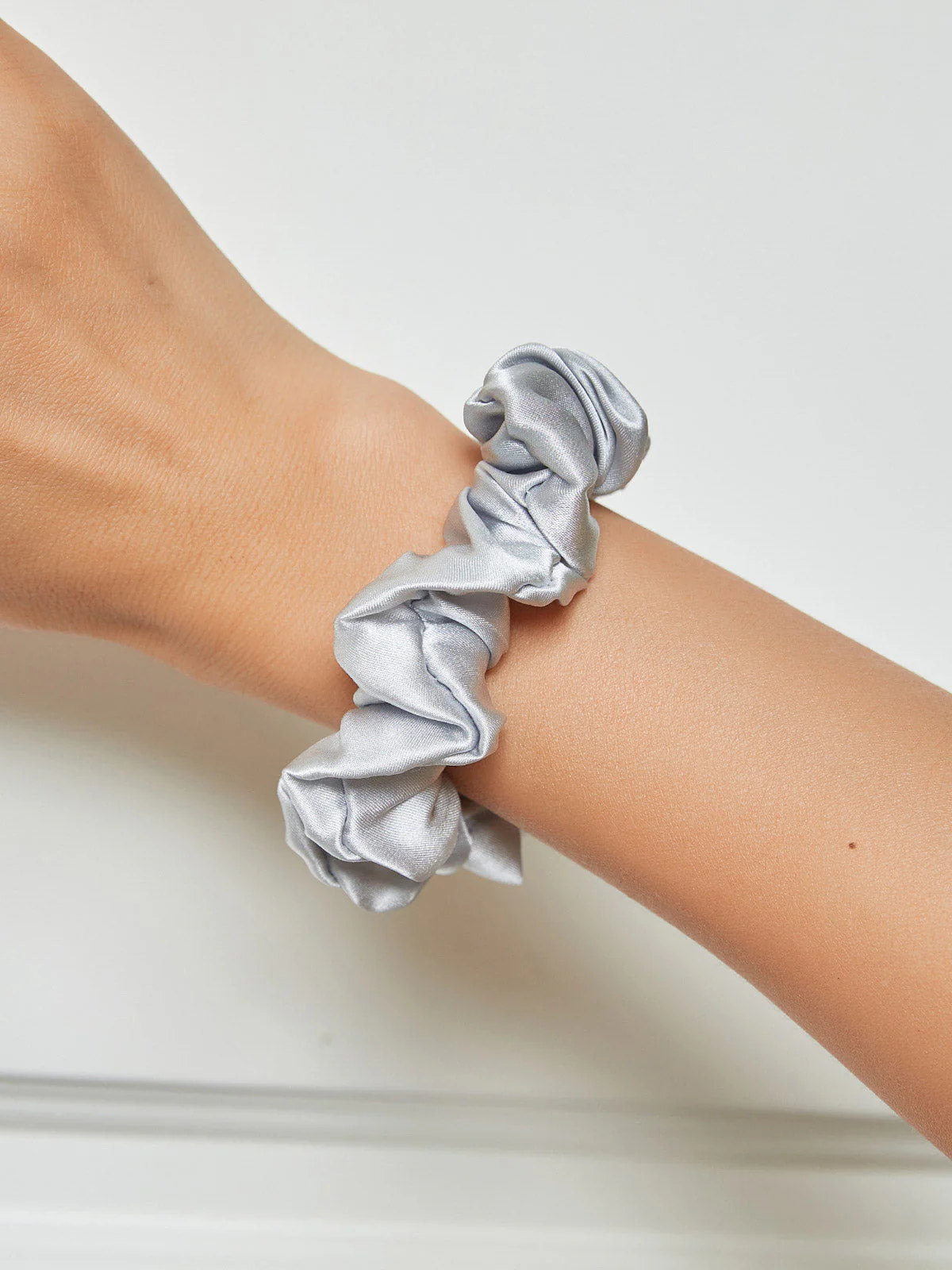 100% Mulberry Silk Soft Classic Hair Scrunchie - 2cm - Image 55
