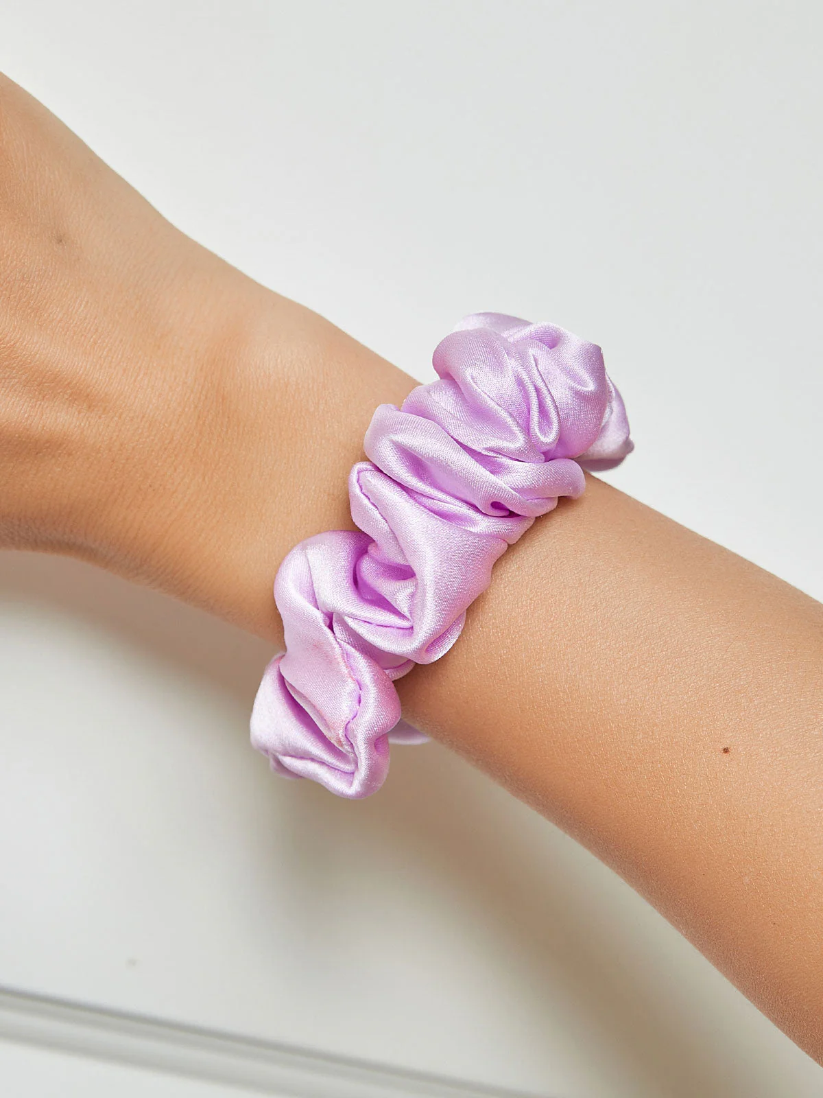100% Mulberry Silk Soft Classic Hair Scrunchie - 2cm - Image 68