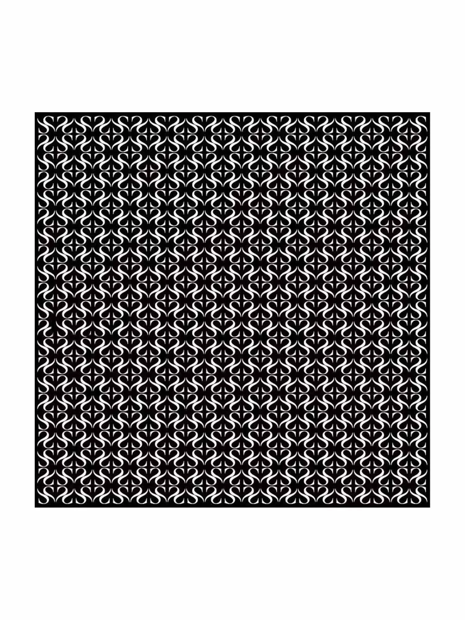 100% Mulberry Silk S Square Scarf - Size 90x90cm