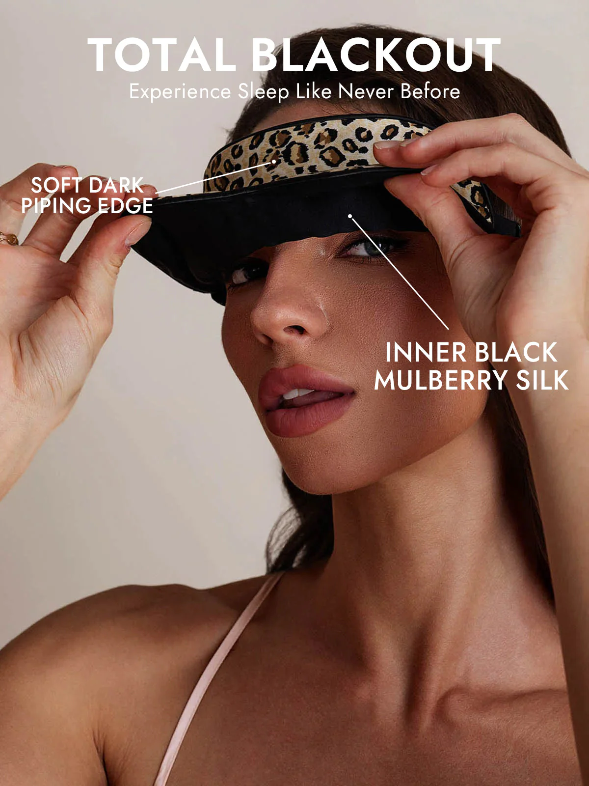 100% Mulberry Silk Elastic Band Sleep Eye Mask - Image 14