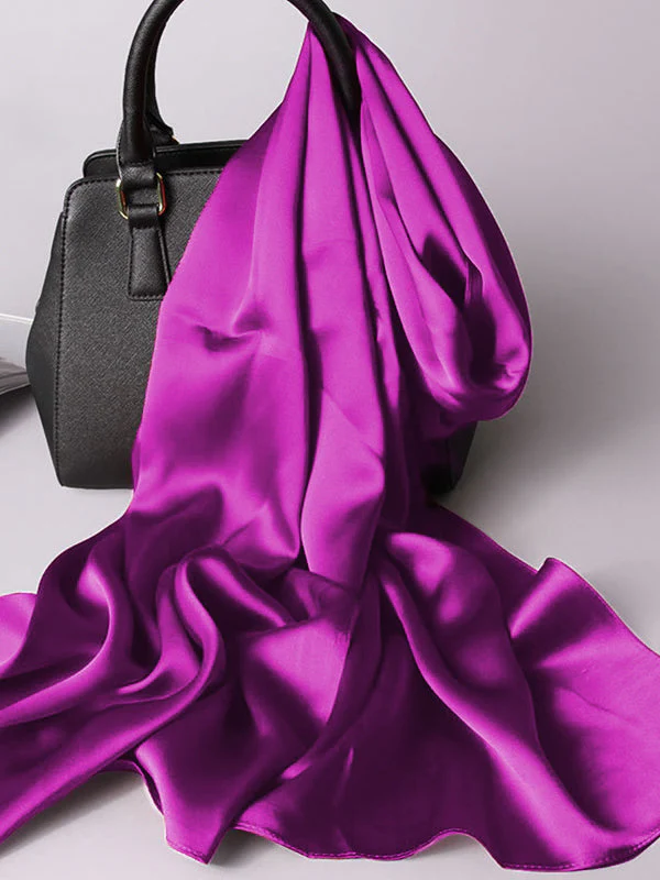 100% Mulberry Silk Long Scarf/Shawl 170x53cm/67 - Image 69