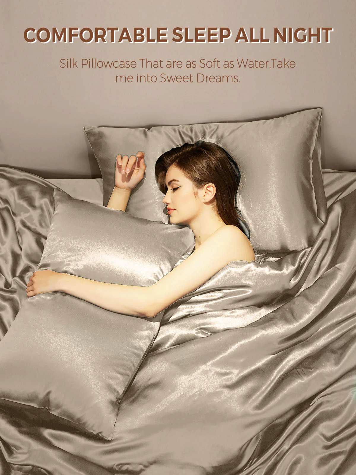 19Momme 100% Mulberry Silk Pillowcase - Envelope Closure - Image 120