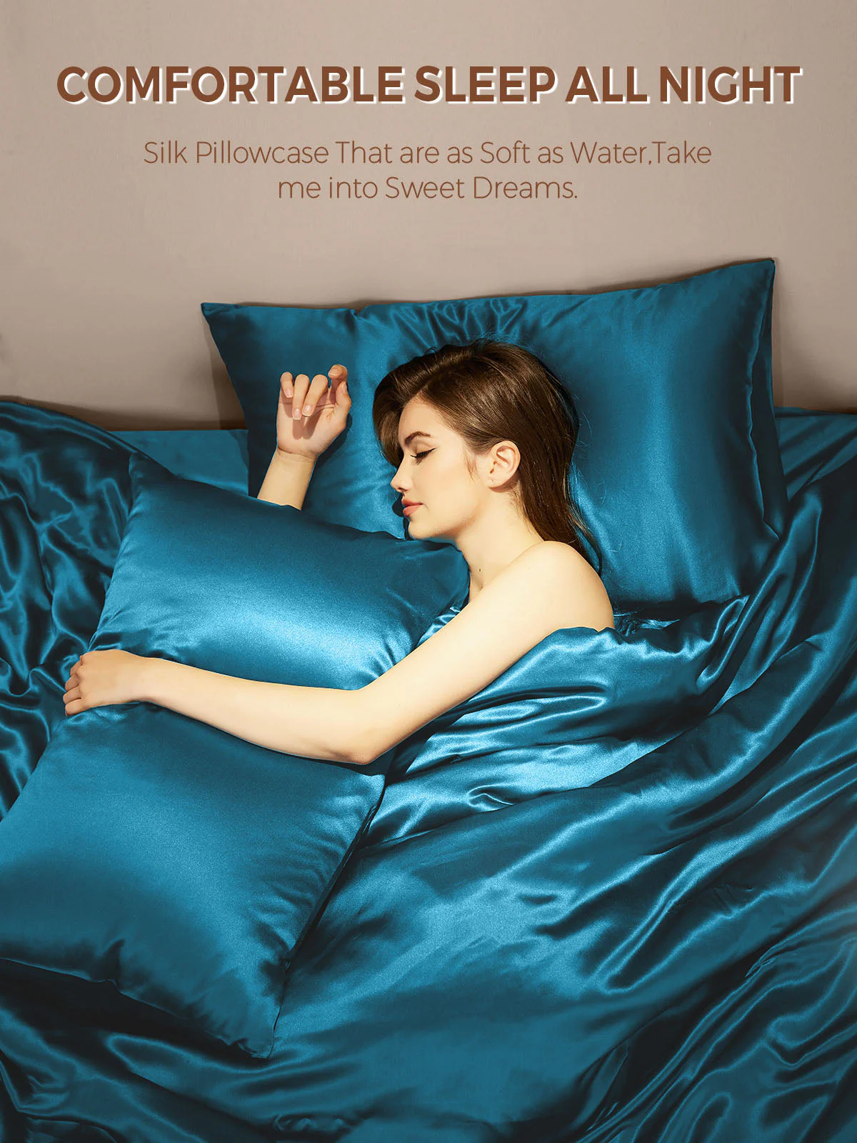 19Momme 100% Mulberry Silk Pillowcase - Envelope Closure - Image 90