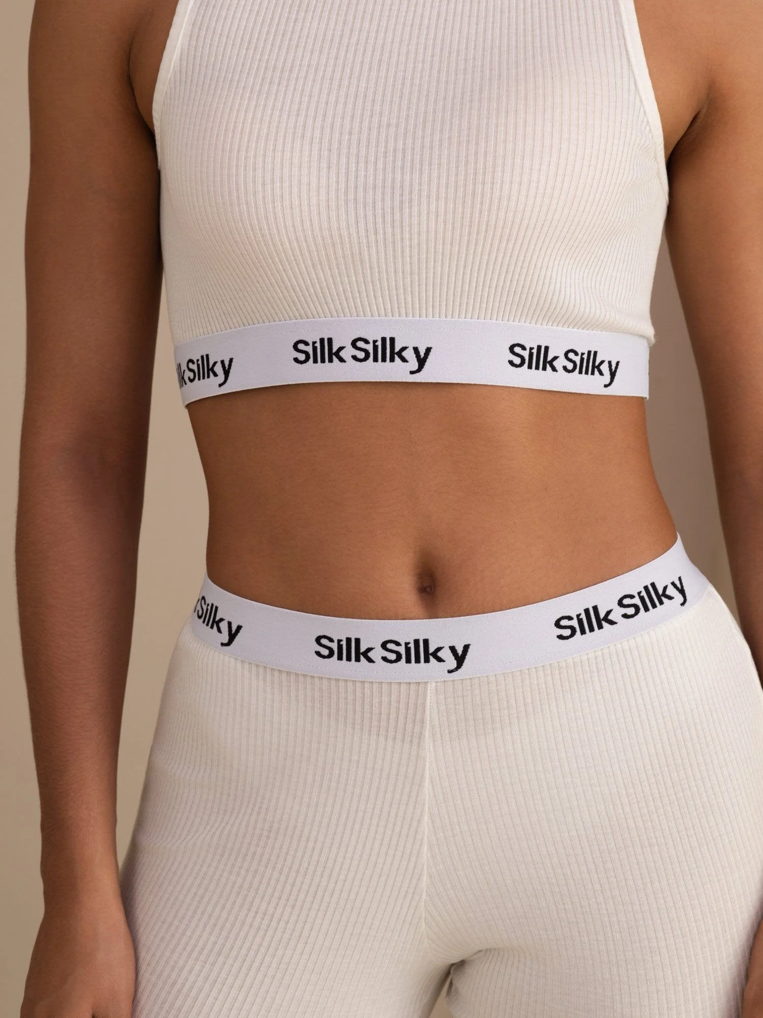 Clearance - Silk Cotton Women's Bike Shorts Logo Elastic Waistband - Image 20