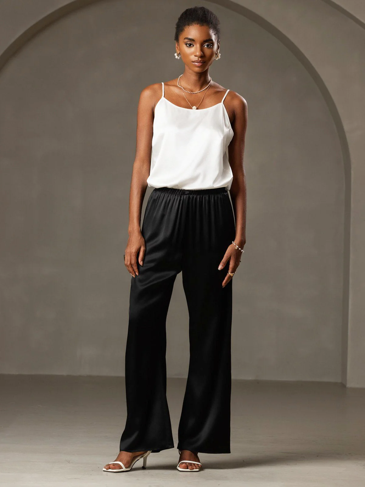 19Momme Silk Spaghetti Strap Camisoles - Image 15