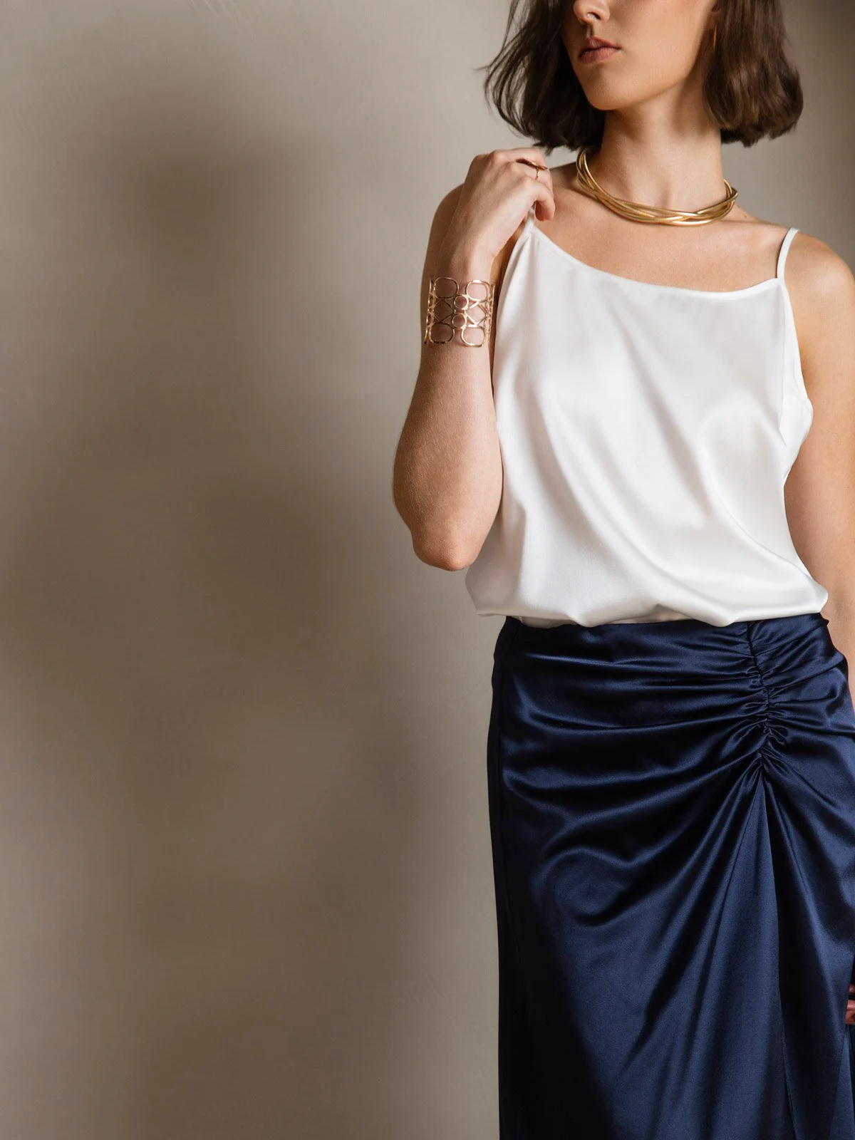19Momme Silk Spaghetti Strap Camisoles - Image 16