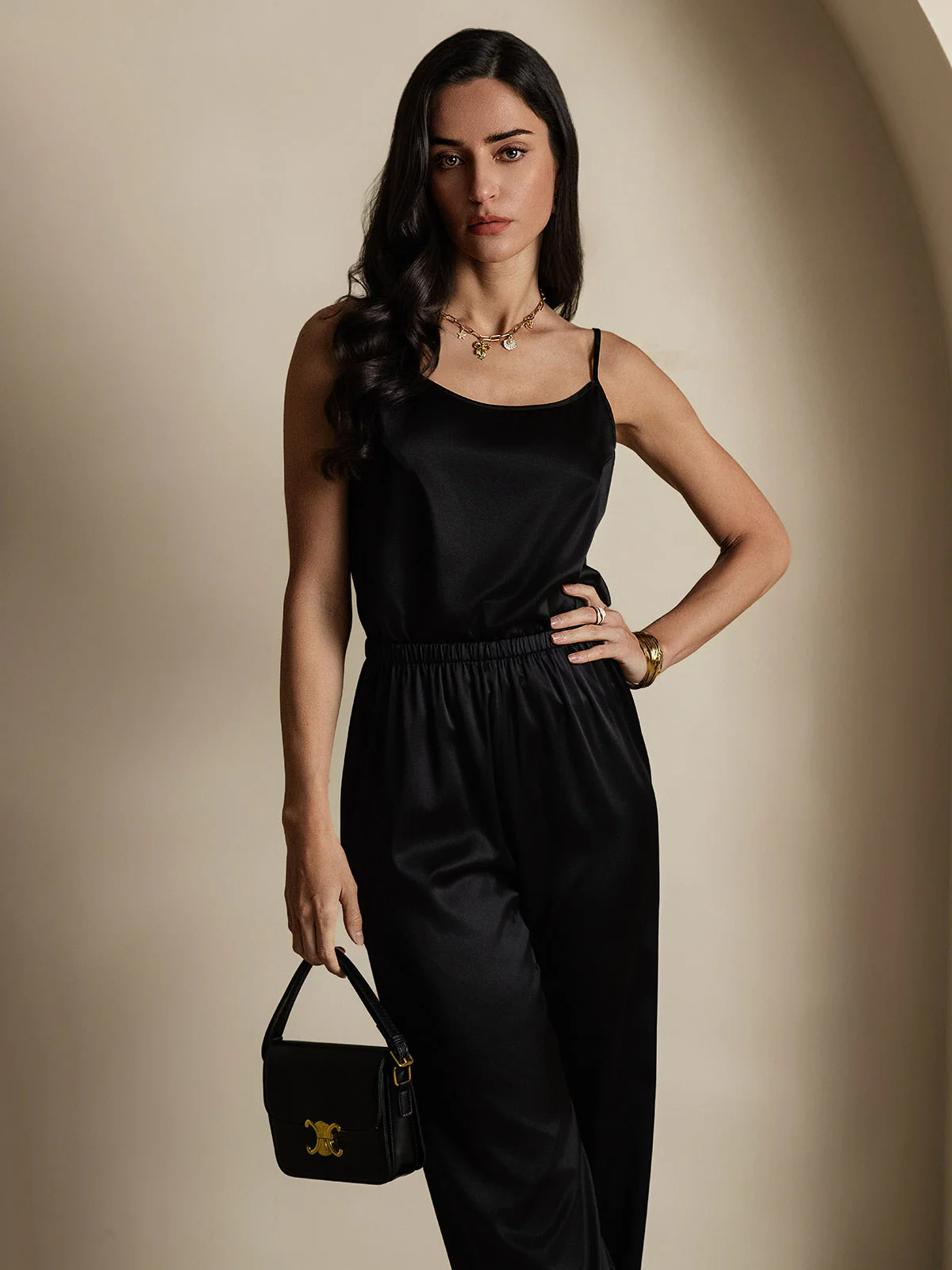 19Momme Silk Spaghetti Strap Camisoles - Image 18
