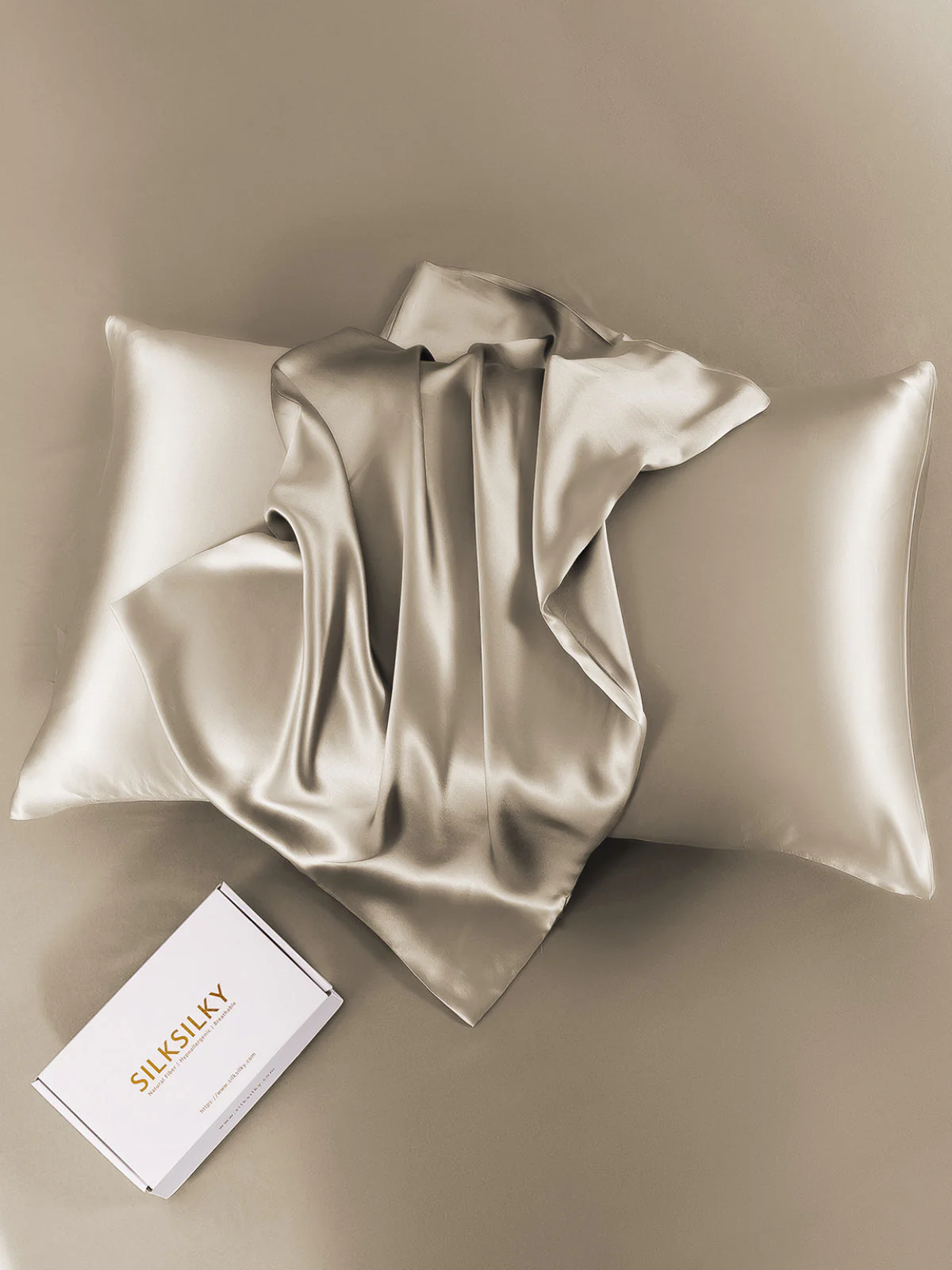 100% Mulberry Silk Pillowcase with Envelope Closure - Image 76