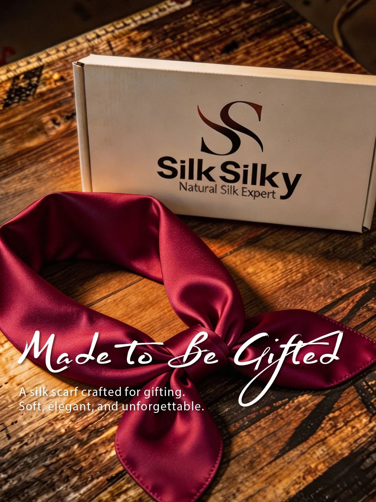100% Mulberry Silk Square Scarf 53x53cm/21 - Image 53